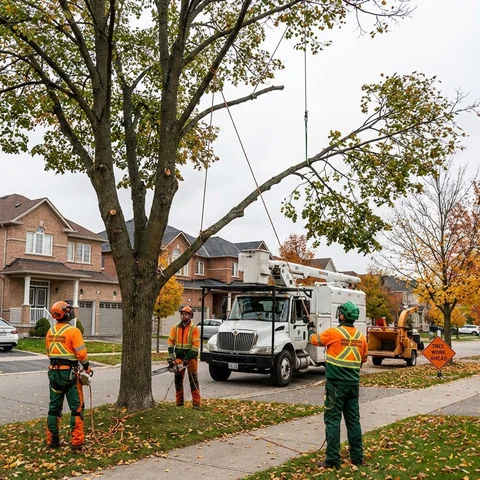 Professional Tree Cutting Team